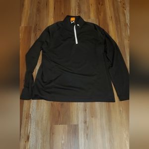 Mens Puma Long Sleeve half zip shirt